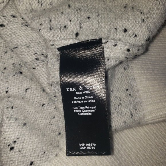 rag & bone  Harlow Donegal Cashmere Crew Classic Fit Sweater Sz XXL - Picture 8 of 12